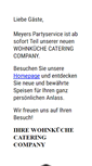 Mobile Screenshot of meyers-party-service.de